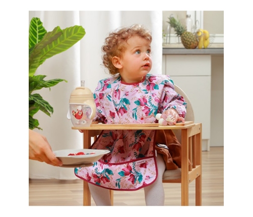 Слюнявчик с рукавами BabyOno FLORAL