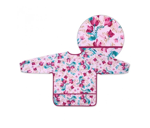Слюнявчик с рукавами BabyOno FLORAL