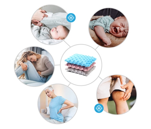 Termofors ar ķiršu kauliņiem BabyOno CHERRY Grey 796/02