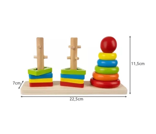 Деревянный сортёр-пирамида 19870