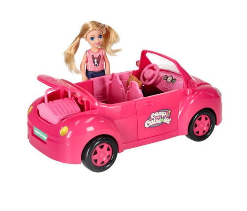 Leļļu auto-kabriolets 26 cm KX3454