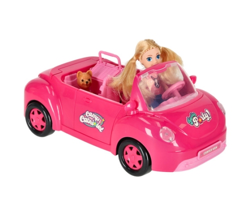 Leļļu auto-kabriolets 26 cm KX3454