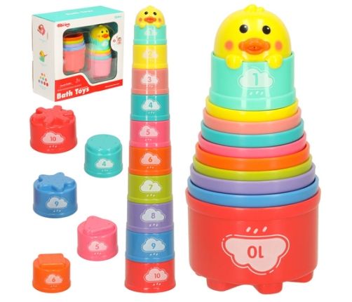 Rotaļlieta vannai TORNIS-PIRAMĪDA 3590