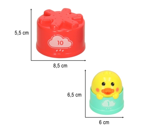 Rotaļlieta vannai TORNIS-PIRAMĪDA 3590