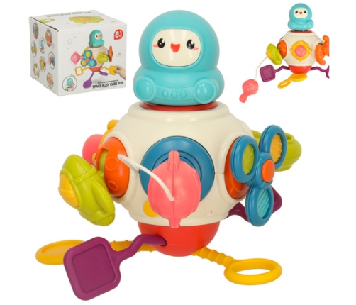 Сенсорная игрушка-прорезыватель 8-in1 Montessori KX3611