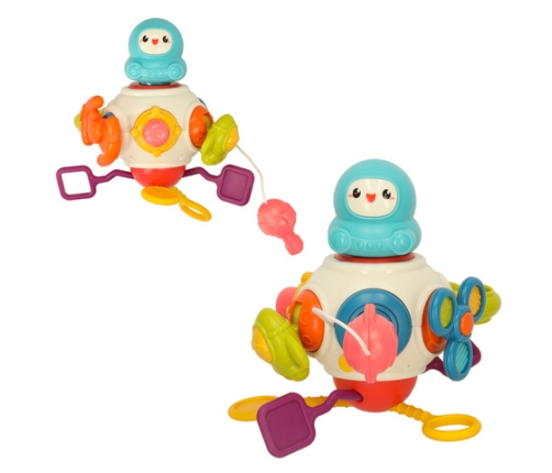 Сенсорная игрушка-прорезыватель 8-in1 Montessori KX3611