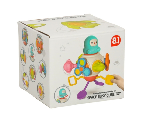 Сенсорная игрушка-прорезыватель 8-in1 Montessori KX3611