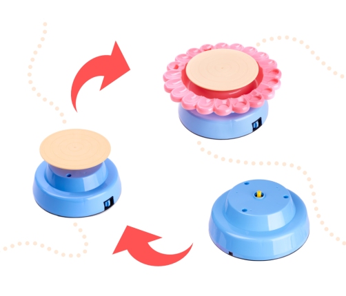 Podnieka aplis ar mālu un krāsām KX5630