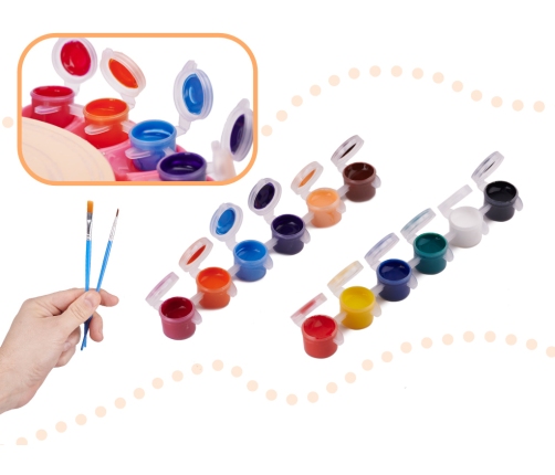 Podnieka aplis ar mālu un krāsām KX5630