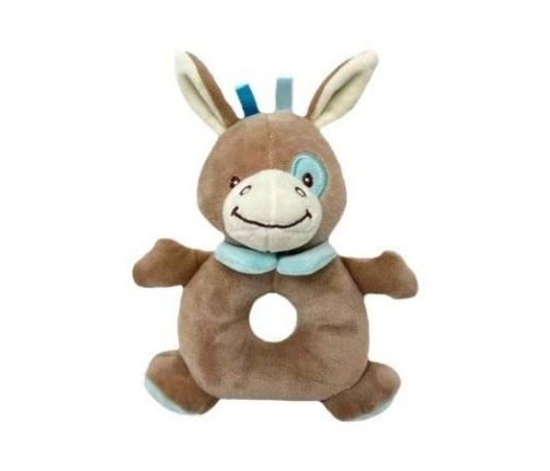 Plīša grabulis DONKEY 18 cm