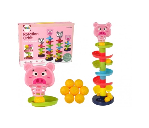 Tornis-bumbu slidkalniņš 55865 pink