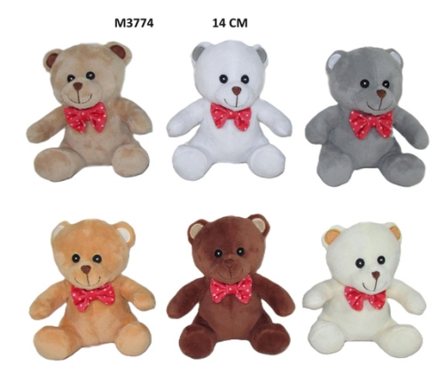 Mazais plīša lācītis 14 cm M3774