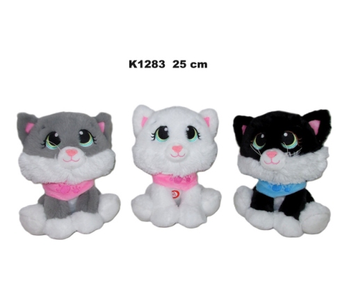Котик 25 см со звуком K1283