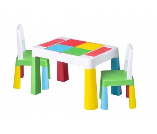 Galdiņš+krēsliņš TEGGI MULTIFUN multicolor