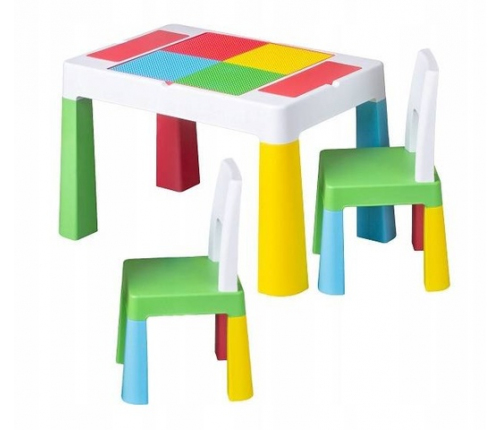 Galdiņš+krēsliņš TEGGI MULTIFUN multicolor