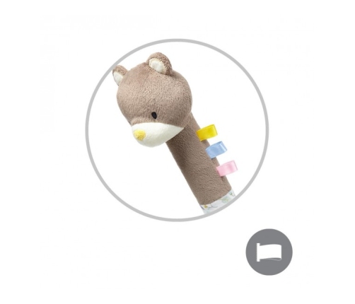 Rotaļlieta ar pīkstuli TEDDY GARDENER BabyOno 1431