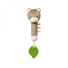 Rotaļlieta ar pīkstuli TEDDY GARDENER BabyOno 1431