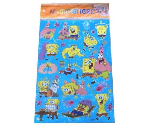 Наклейки комплект SpongeBob 40x28 см 16996