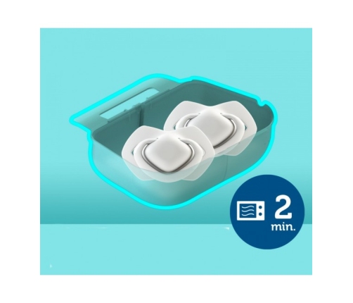 Mānekļi NEON LOVE simetriskās formas 0-6 mēn.(2 gab.) Canpol babies 22/652 blue