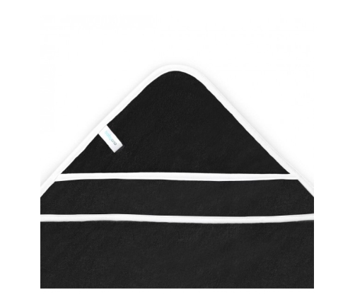 Bambusa dvielis ar kapuci 85x85 cm BabyOno 343/02 black