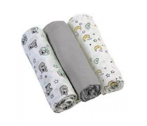 Kомплект муслиновых пелёнок BabyOno 348/01 grey 3 шт.