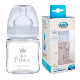 Бутылочка с широким горлышком 120 ml Canpol ROYAL blue 35/233 Бутылочка с широким горлышком 120 ml Canpol ROYAL blue 35/233