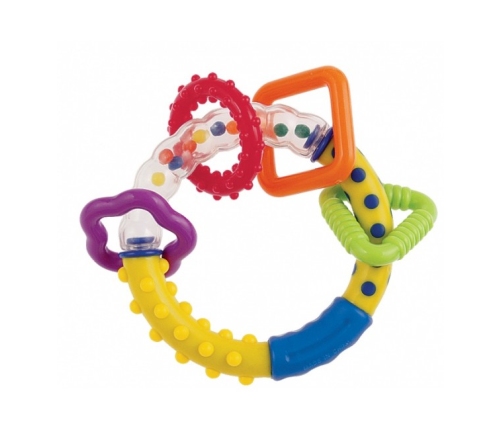 Погремушка-прорезыватель Colourful FIGURES 02/450