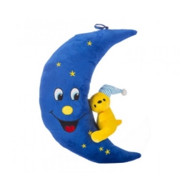 Месяц с медвежонком 33 см 4617