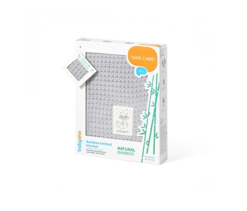 Adīta sedziņa BAMBOO BabyOno 479/04 grey