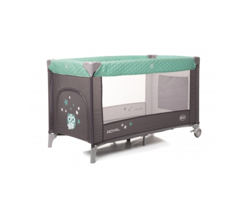 4BABY ROYAL green Манеж-Кровать 2-в-1