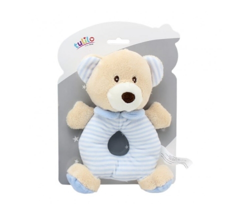 Плюшевая погремушка-собачка 13 см 4986