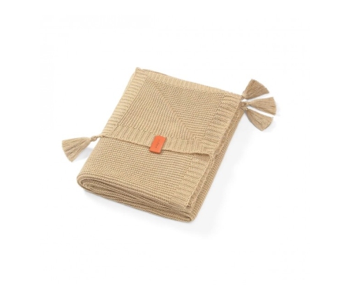 Adīta bambusa sega ar bārkstīm BabyOno 546/02 cinnamon