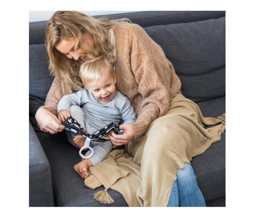 Adīta bambusa sega ar bārkstīm BabyOno 546/02 cinnamon