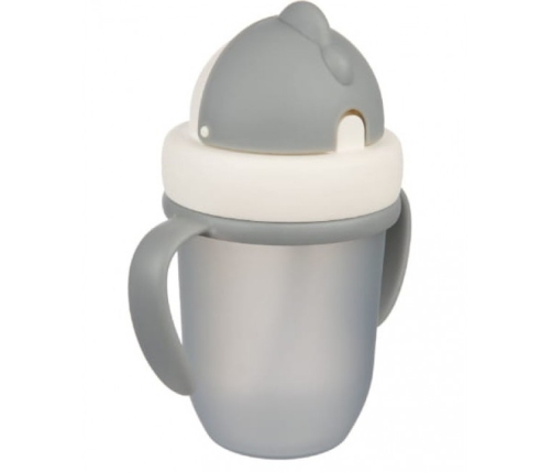 Кружка со складной трубочкой MATTE PASTELS Canpol 56/522 grey