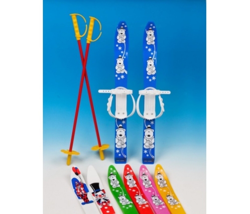 Детские лыжи с палками 70 см 6081