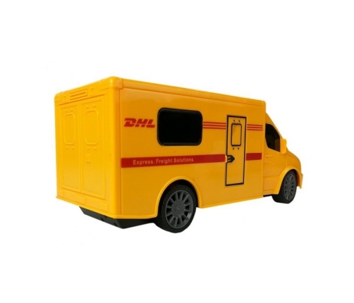 Bērna automašīna Kravas furgons DHL + Pults 73156