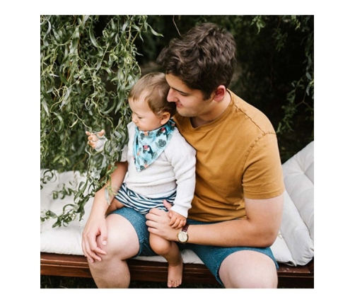 Priekšautiņu-lakatiņu komplekts TOUCANS (2 gab.) BabyOno 879/12/09