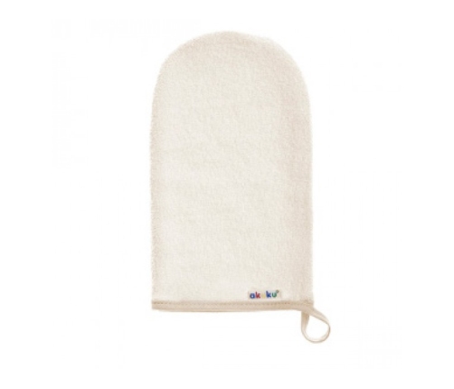Frotē cimdiņš mazgāšanai  AKUKU A1121 beige
