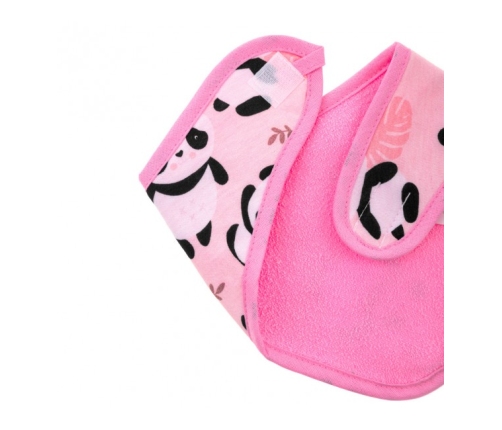 Bērnu priekšautiņš-lakatiņš AKUKU PANDA PINK A1511