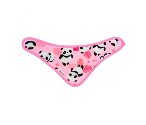 Bērnu priekšautiņš-lakatiņš AKUKU PANDA PINK A1511
