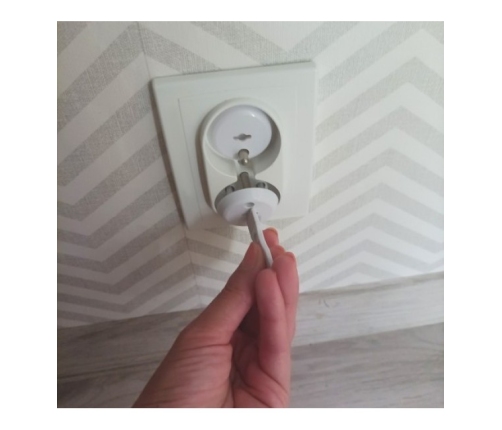 Aizsargkorķi el. rozetēm 15 gab. WHITE 19223