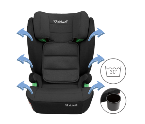 Kidwell Weston Grey/Black Детское автокресло Бустер 15-36 кг