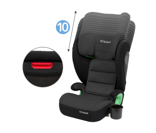 Kidwell Weston Grey/Black Детское автокресло Бустер 15-36 кг