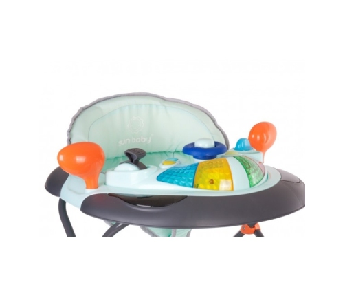 Staigulis ar šūpošanas funkciju SUN BABY AUTO blue/grey B01.022.1.2