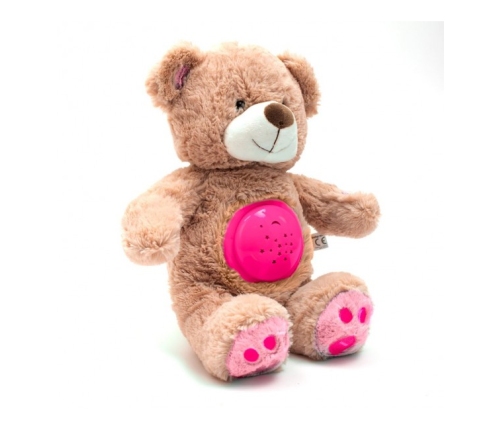 Projektors ar mūziku BEAR HADI pink BabyMix  37214