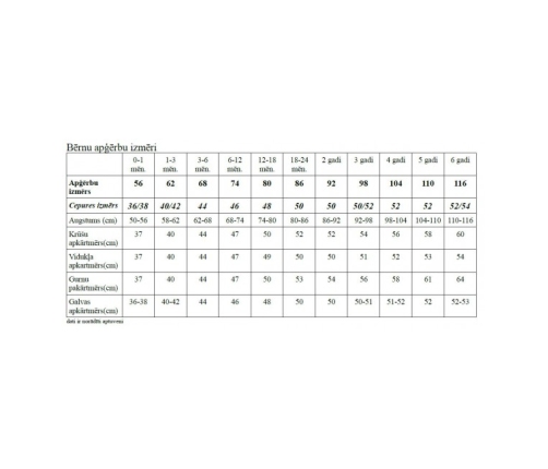 Pidžama trikotāžas 86 cm ZUZIA-630