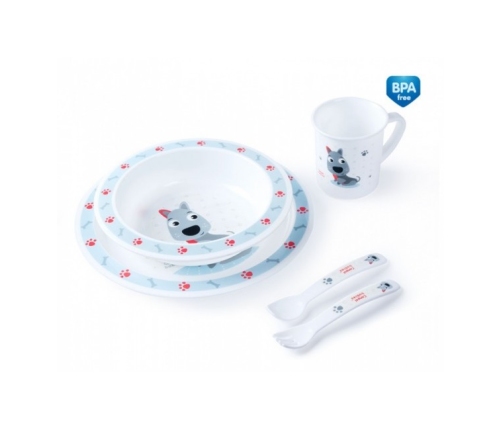 Plastmasas trauku komplekts TURKUS BEAR 4/401