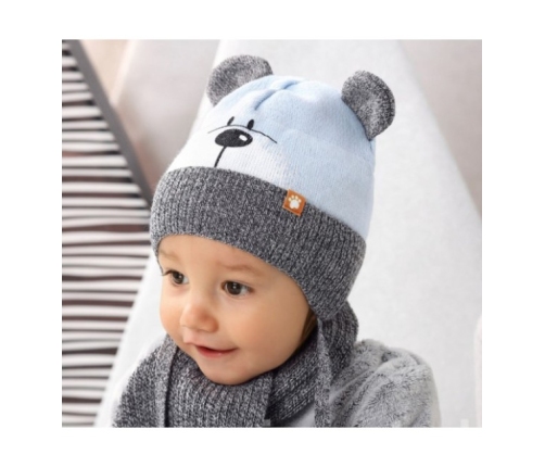 Komplekts Bērnu Cepure + Šalle 42-418