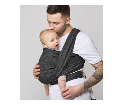 Платок-слинг BE CLOSE beige leaves CH-032