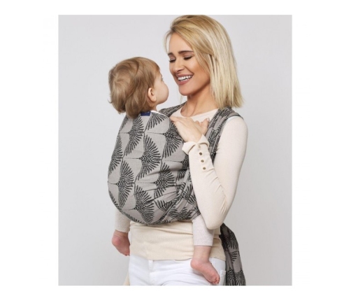 Платок-слинг BE CLOSE beige leaves CH-032